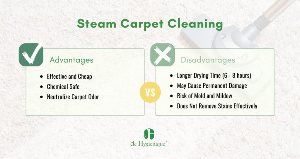 What are the Disadvantages of Steam Carpet Cleaning